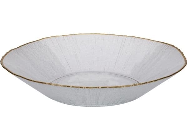 Ukjent bolle, gull/hvit, 30 cm