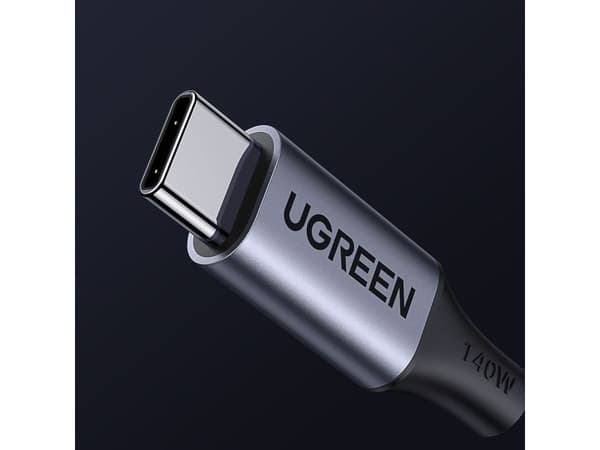Ugreen USB-kabel 2in1 USB-C - 2xUSB-C PD 140W 2m - svart