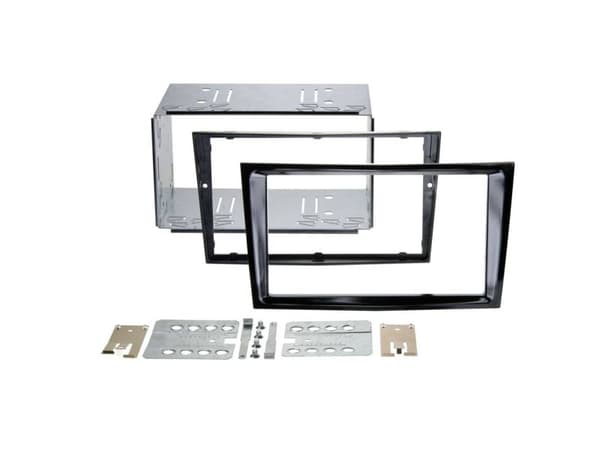 2-DIN kit div. Opel - farve: piano sort