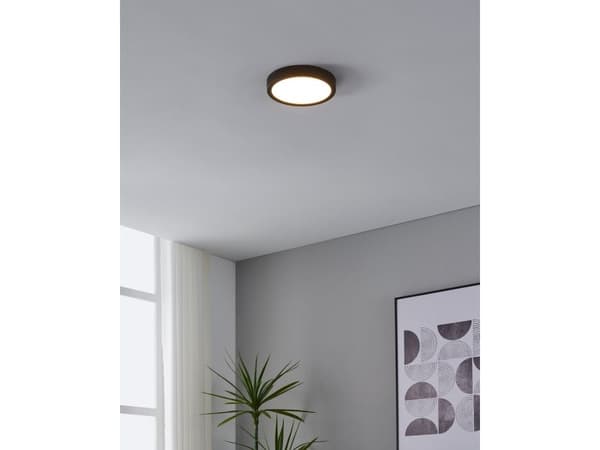 EGLO FUEVA 5 LOFT Ø210 2000LM M/SENSOR SORT