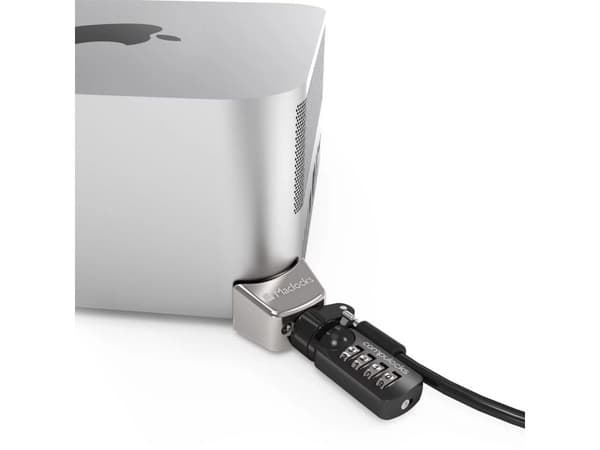 Compulocks Mac Studio Ledge Lock Adapter with Combination Cable Lock - Låssats för säkerhetskabel - för Apple Mac Studio