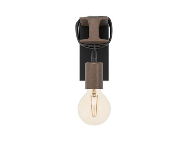 EGLO TOWNSHEND 4 vegglampe sort/rust