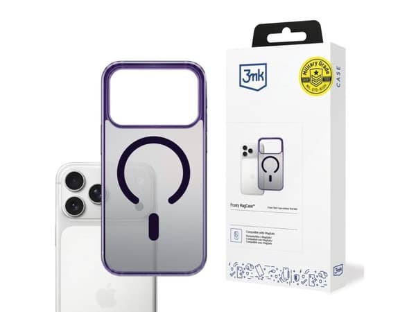 3mk Frosty MagCase Purple pro Apple iPhone 17 Pro Max