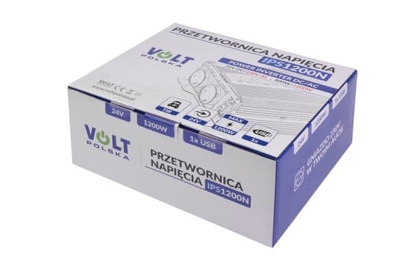 Volt 800/1200W 24/230V vaihtosuuntaaja