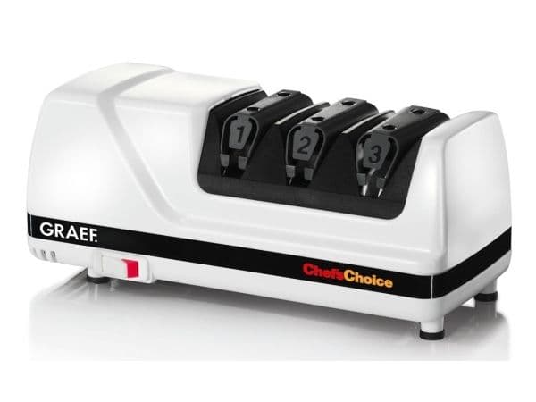 Graef CC 120 - Elektrisk knivsliper - 75 W - hvit