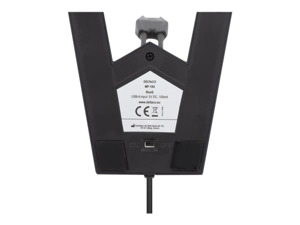 DELTACO MF-104 - Mikrofon - svart