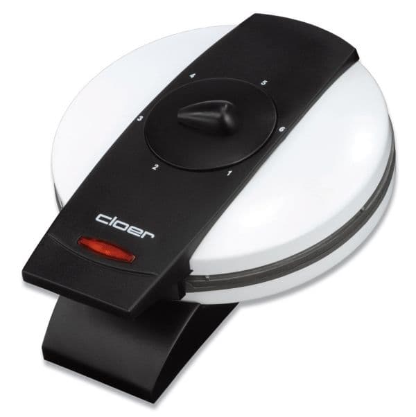 Cloer 1621 - Vaffelmaskin - 930 W - hvit/grå
