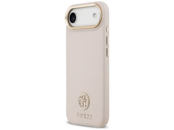 Guess Grained Strass Logo MagSafe iPhone Air Case - Pink