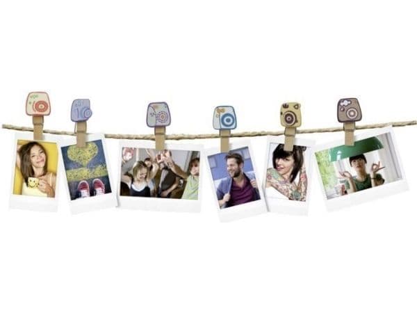 Fujifilm Instax Design Clips Camera - Bildeholdersett - tre