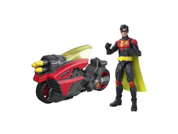 DC Universe Robin 15cm & Small Vehicle