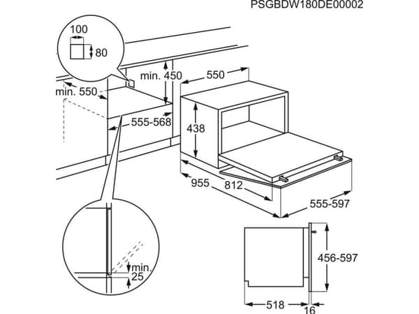 Electrolux Z033338 - Diskmaskin - Svart