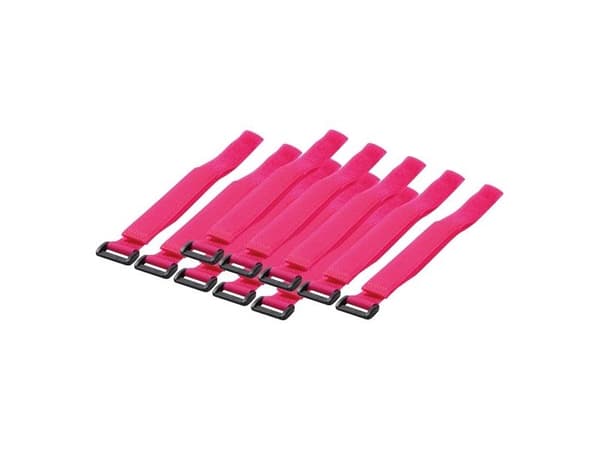 LogiLink - Kabelfestebånd - 50 cm - rosa (en pakke 10)