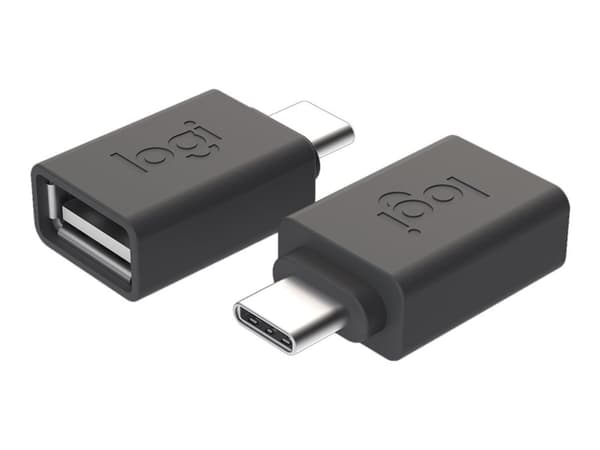 Logitech - USB-sovitin - USB-C (han) til USB (hun)