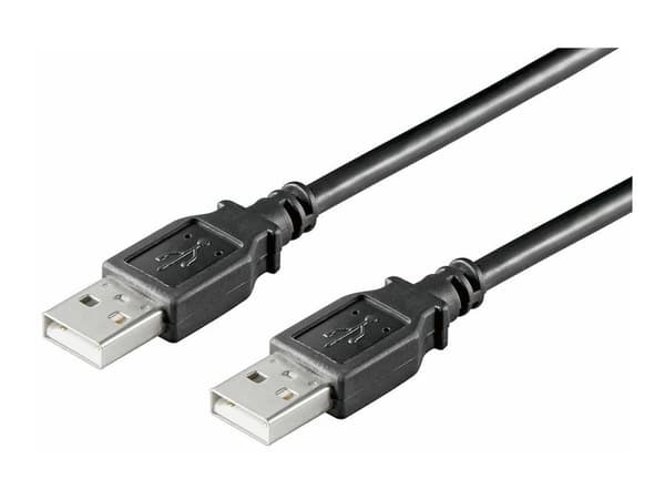 MicroConnect USB 2.0 - USB-kabel - USB (hann) til USB (hann) - USB 2.0 - 1 m - svart