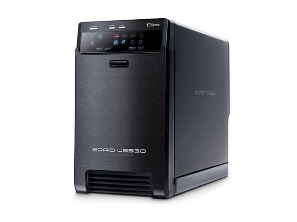FANTEC QB-X2US3R - Harddiskarray - 2 brønner (SATA-600) - USB 3.0 (ekstern)