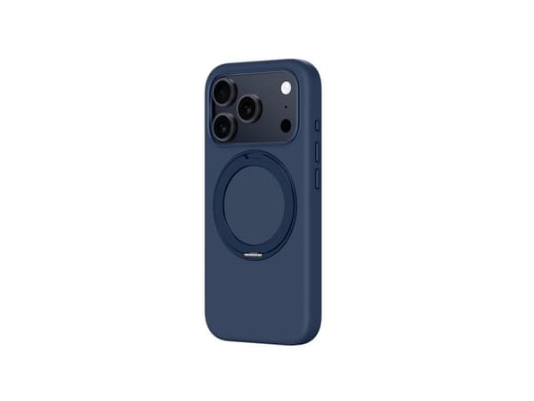 AMAZINGTHING Cloudie etui med stativ til iPhone 17 Pro Max - blå