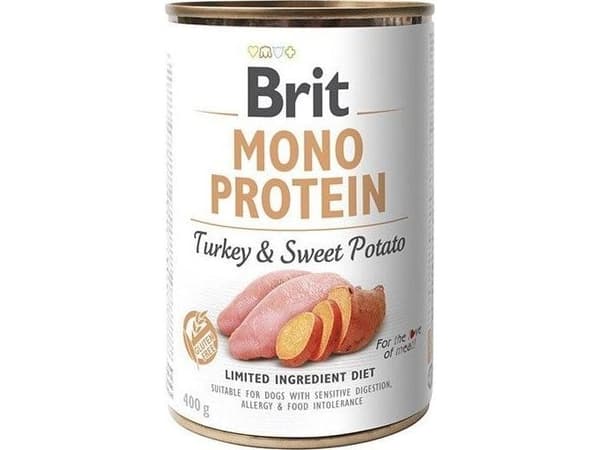 Brit BRIT MONO PROTEIN kalkon & sötpotatis 400 g våtfoder