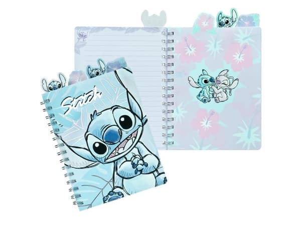 A5 notebook with Lilo and Stitch dividers