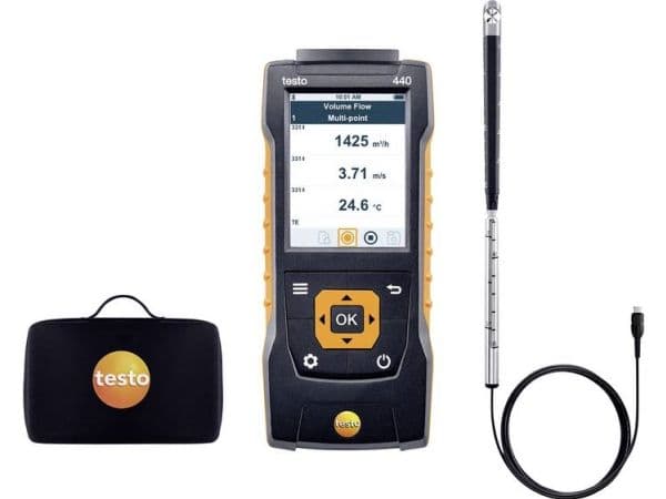 testo 440 Set 16 mm anemometri