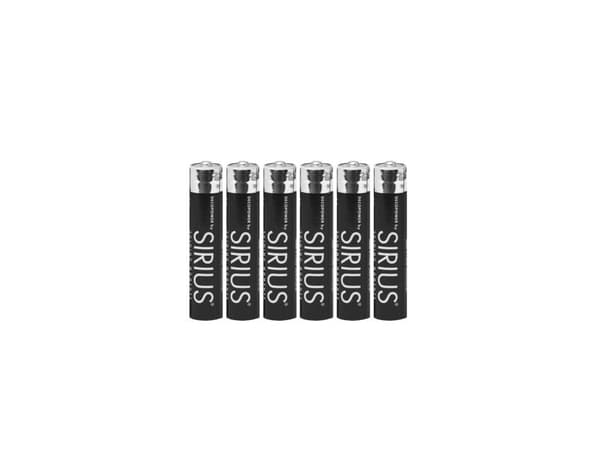 Sirius DecoPower AAAA-batterier - 6 stk