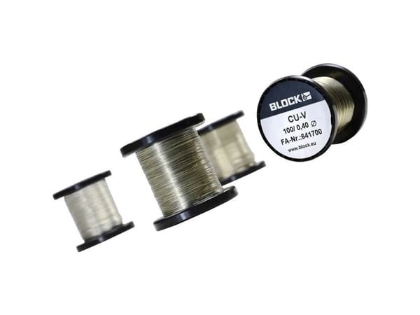 Koppartråd (lackerad) utvändig diameter 0,20 mm 260 m