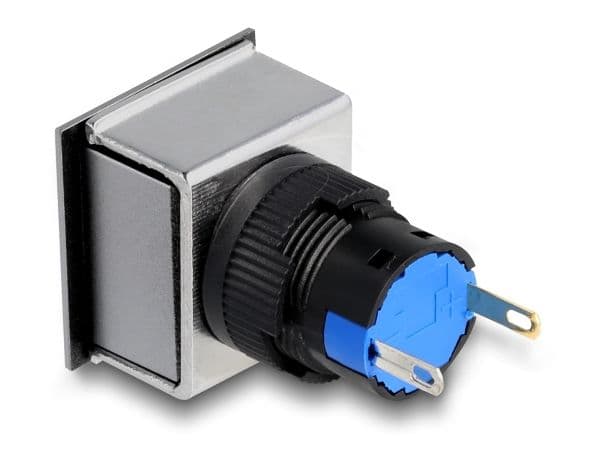 Delock - Indikator modul - 16 mm, plastic, solder connection, square - vit