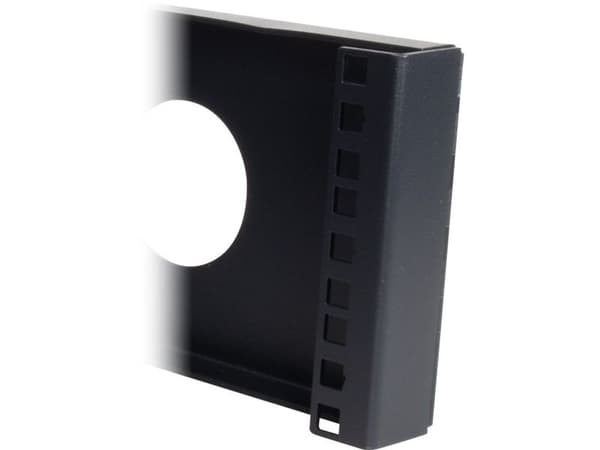 Inter-Tech - Fästessats (horisontell) - väggmontering - RAL 9005 - 3U - 19"