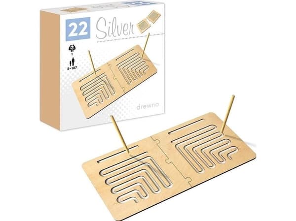 Symmetrical Maze 3 Silver ALEX