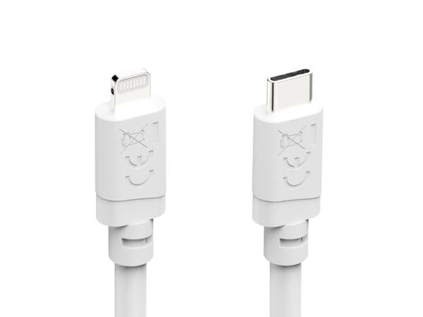 Hama 00201816, 2 m, Lightning, USB C, Hankjønn, Hankjønn, Hvit