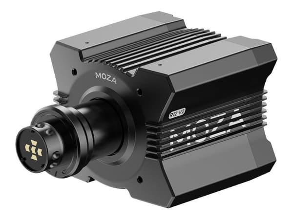 Moza Racing R12 - Ratpåsætningsbase for spilcontroller - direkte drev - sort