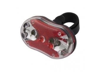 Esperanza EOT010, Baklys, Sort, Rød, Hvit, Plast, LED, Rød, Rød