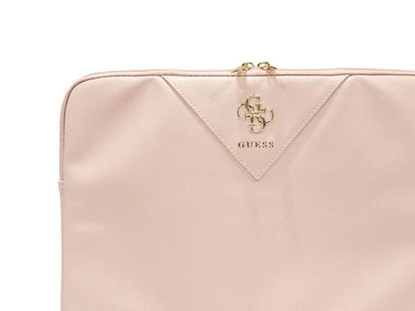 Guess Triangle 4G-deksel til 14" laptop - rosa
