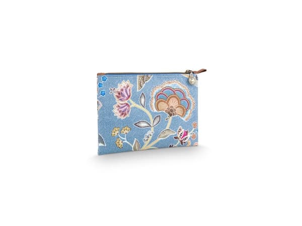 PIP Studio  Charly Cosmetic Flat Pouch Medium Matata Blue 24x1x15.5cm