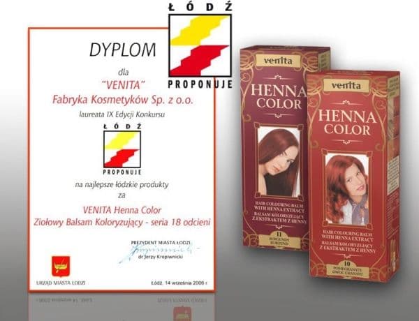 VENITA hennavärivoide hennauutteella 8 Ruby 75 ml