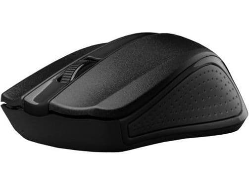C-TECH WLM-01, Ambidextrous, Optisk, RF Trådlös, 1200 DPI, Svart