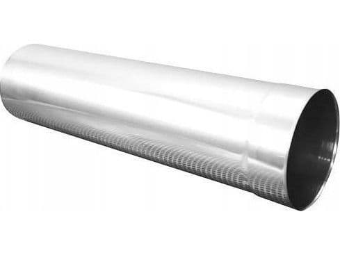 SpiroFlex 120, smooth pipe, 1 meter, stainless