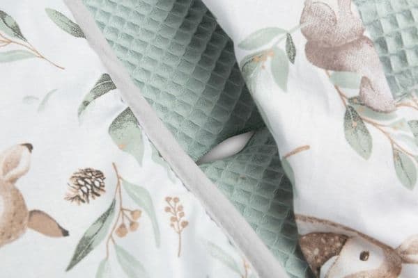 Sensillo vaffelomslag til bilstol WAFEL - sårnese, mint