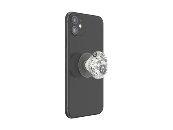 PopSockets PlantCore, Grepp, Svart, Grå, Translucent, Universal, 1 styck, 38,8 mm, 38,8 mm