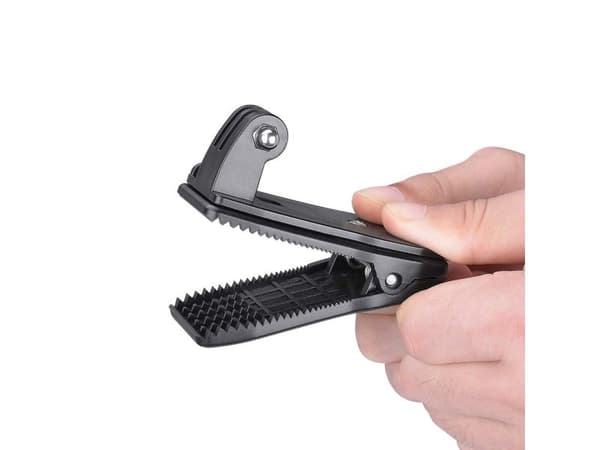 Holder with clip for mounting for GoPro