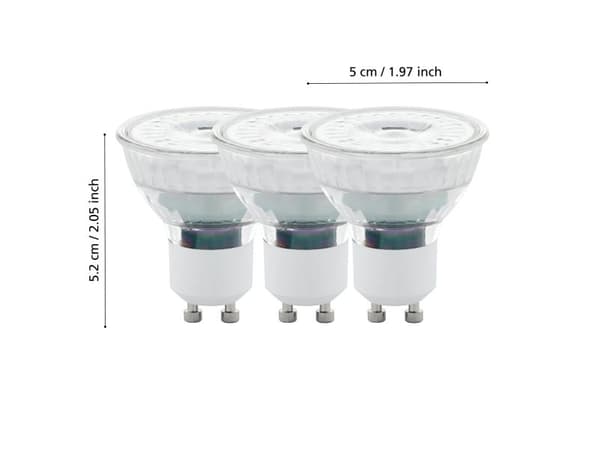 EGLO GU10 LED-lampor 2700 K - 3-pack