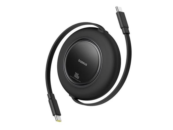 Baseus Free2Pull Mini 100W utdragbar USB-C-kabel - USB-C 2m - Juodas