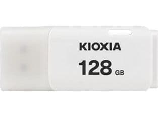 KIOXIA TransMemory U202 - USB-flashstasjon - 128 GB - USB 2.0 - hvit