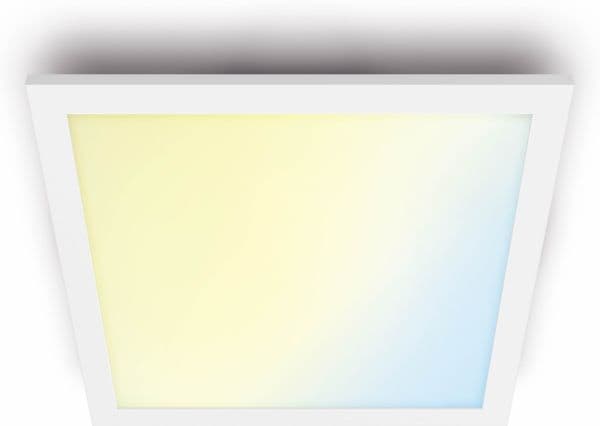 WiZ Ceiling Light Panel Square White - Smart LED Lighting - Warm to Cool White Light - Integrated LED - 36W