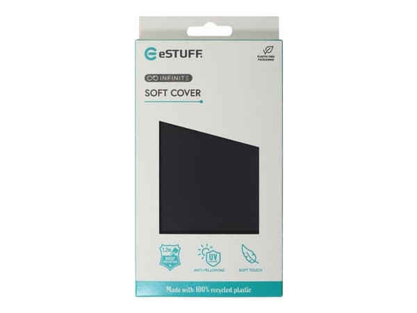 eSTUFF ES67101039, Suojus, Apple, Musta