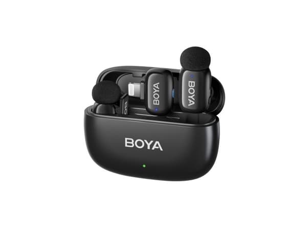 BOYA mini 2-01 wireless microphones 2.4GHz USB-C - black
