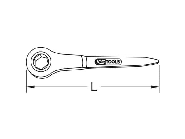 KS Tools 963.1109 9631109 Rakennussakset