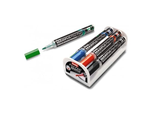 Pentel MWL5SBF-CX, 12 styck, Blå, Penspets, Blå, Polypropylen (PP), Rund