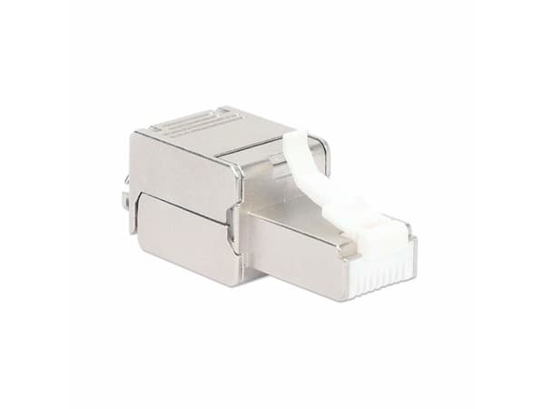Intellinet 790796, RJ45, Rustfritt stål, Hankjønn, Rett, Cat6a, U/FTP (STP)