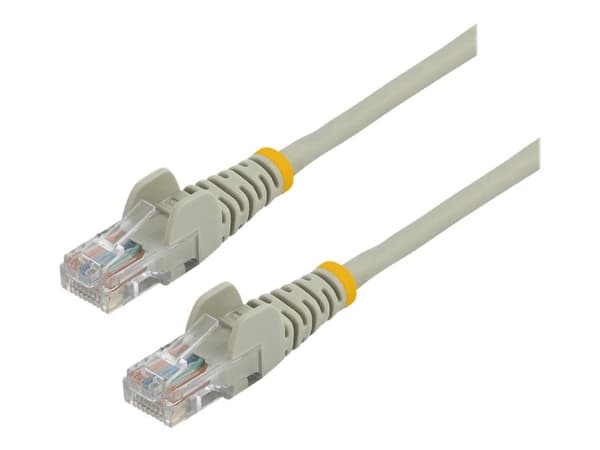 StarTech.com 1m Gray Cat5e / Cat 5 Snagless Patch Cable - Patchkabel - RJ-45 (han) til RJ-45 (han) - 1 m - UTP - CAT 5e - formet, knastfri - grå