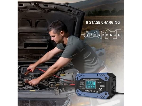 Qoltec batteriladdare - 12 / 24 V